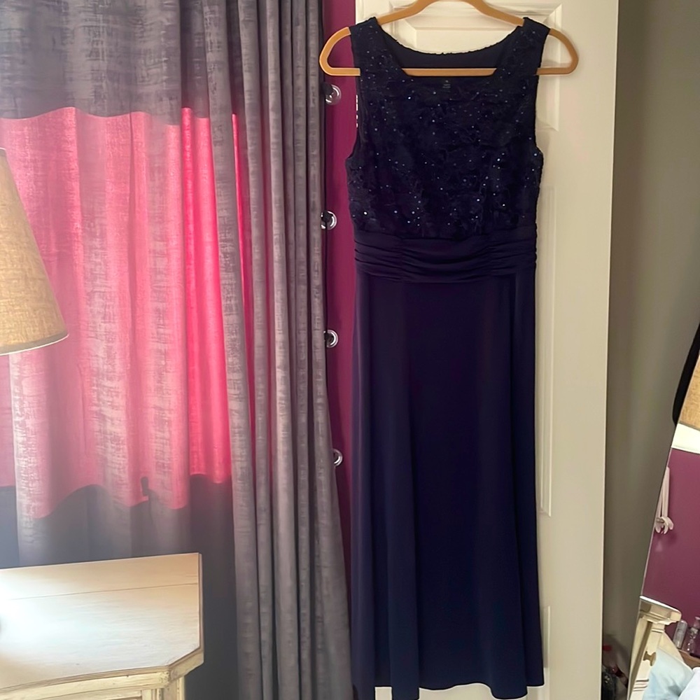 Dress size 10 navy worn once